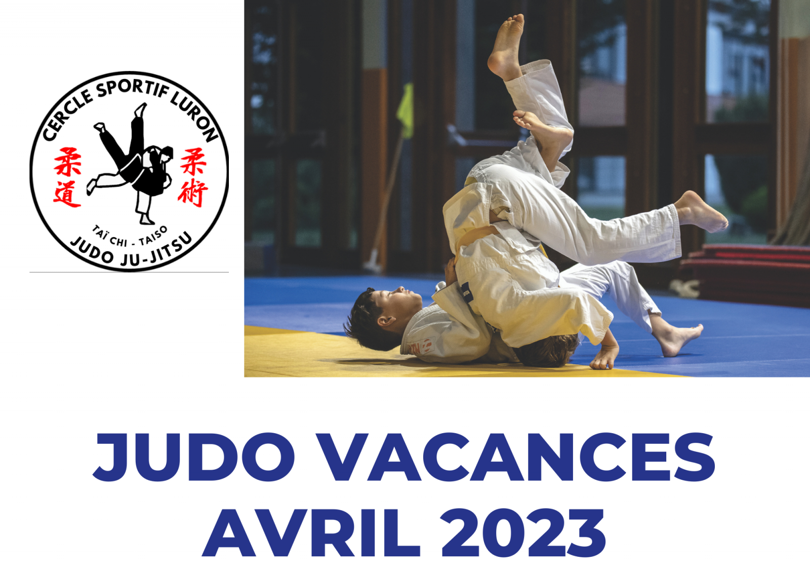 Judo Vacances Avril 2023